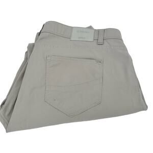 Brax Pants Mens 40x29 ACTUAL Cadiz Straight Chino Khaki Tan Classic 5 Pocket